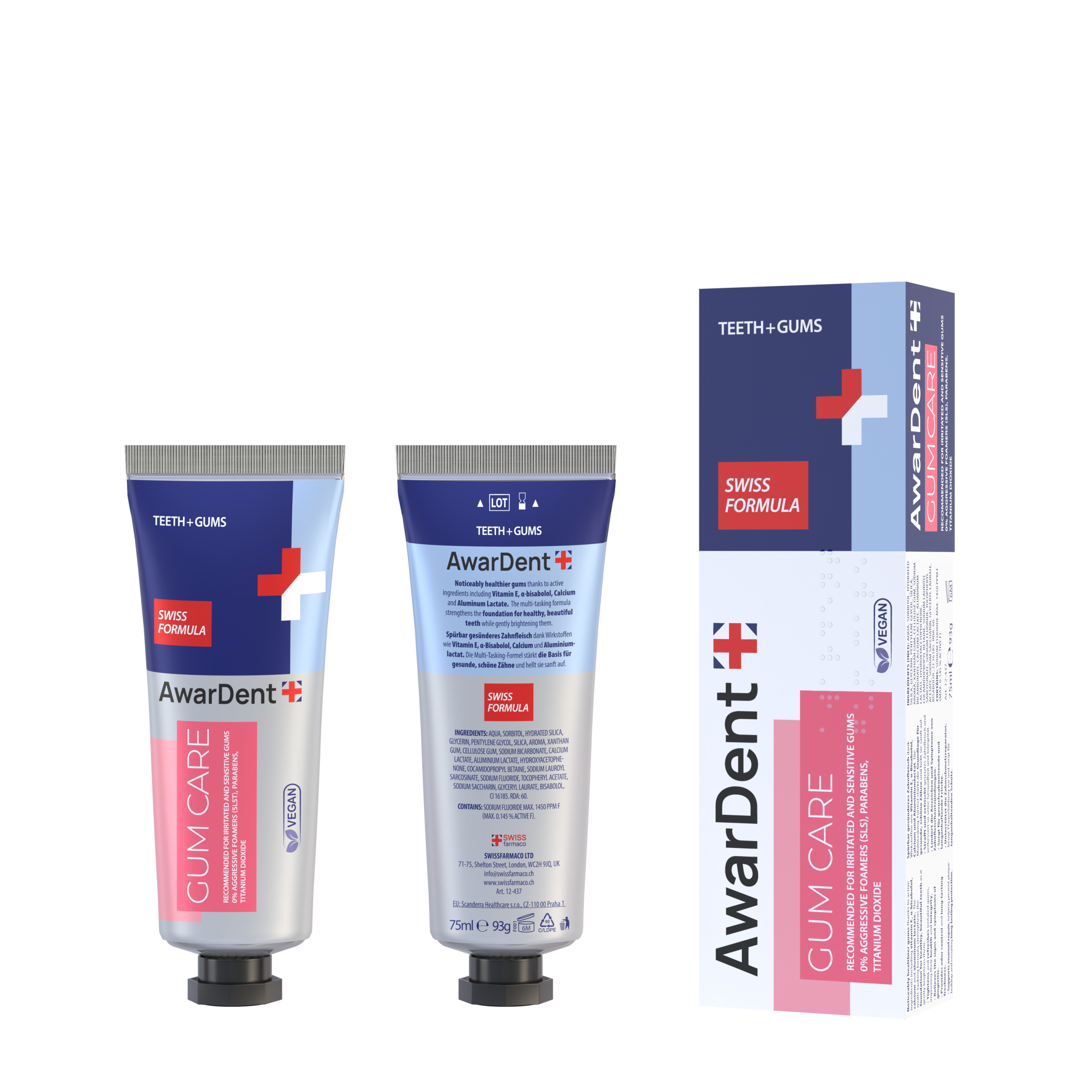 GumTransparent ავარდენტი გამ ქეარი, 75მლ - Image 1