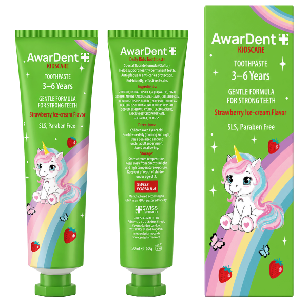 Avardent Kidscare Strawberry, 50 ml